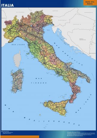 Biggest Italy map