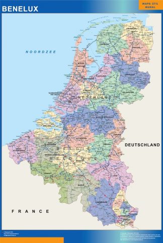 Biggest Benelux map