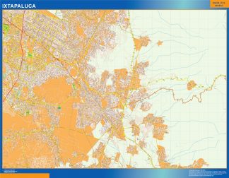 Biggest Ixtapaluca map Mexico