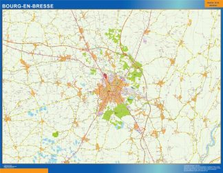 Biggest Map of Bourg En Bresse France