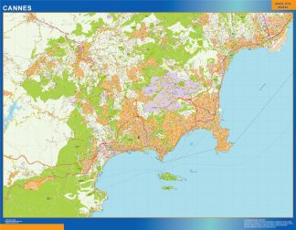 Biggest Map of Cannes France