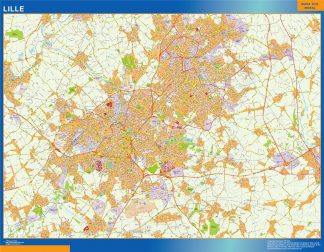 Biggest Map of Lille France