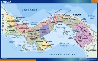 Biggest Panama map
