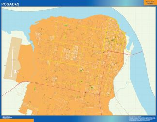 Biggest Posadas map in Argentina