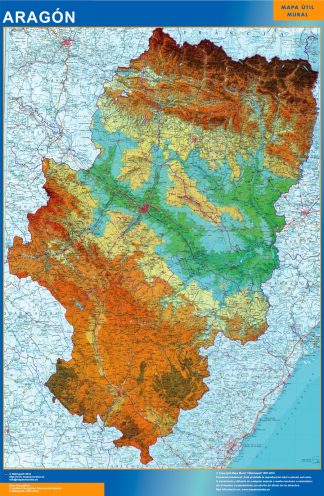Biggest map of Arago?n physical
